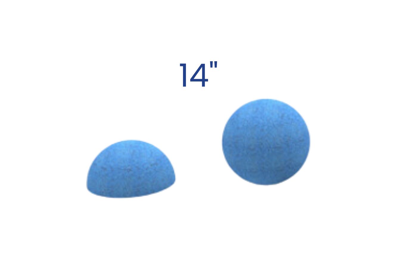 14" Rubber Spheres